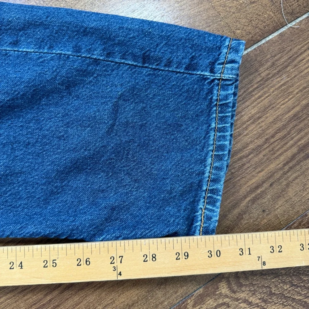 Levi's 505 Jeans Mens 32x30 Blue Regular Fit Straight Leg Medium Wash Denim